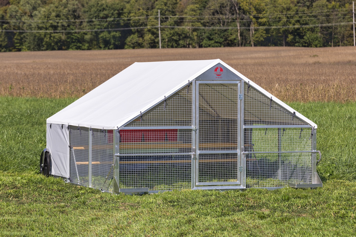 high quality mobile chicken tractor for egg production